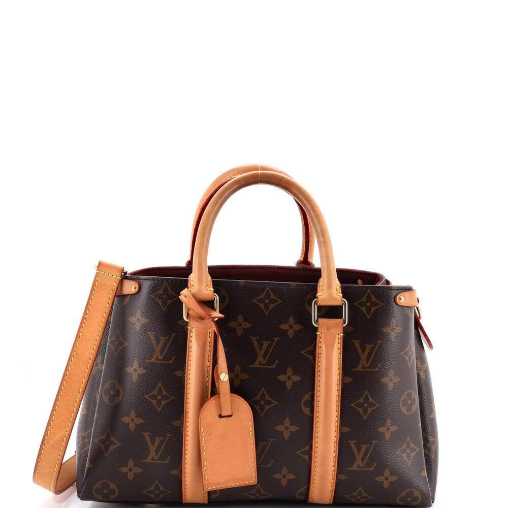 Louis Vuitton BB Soufflot Tote Monogram Canvas with Leather